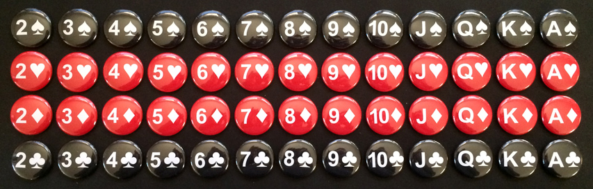 Playing Card Buttons