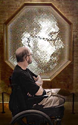 Realtime Chuck Close Video Reflection