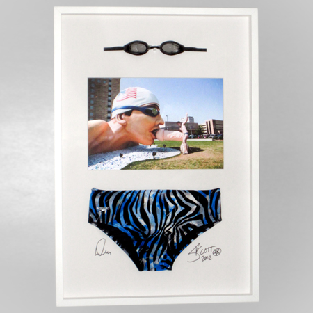 Framed Speedo & Goggles