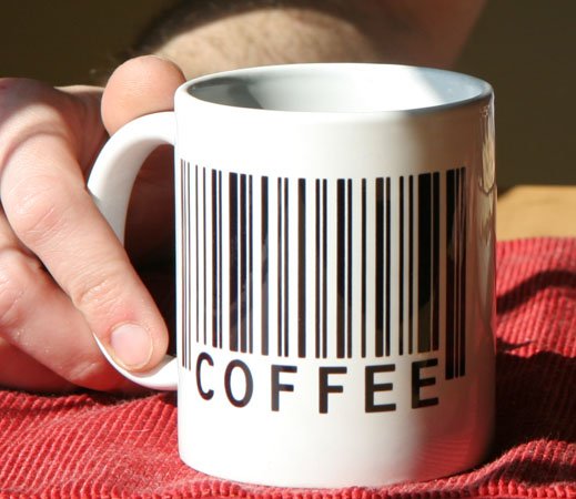 Barcode "COFFEE" Mug