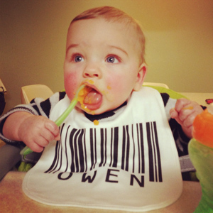 barcode baby bib