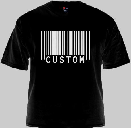 Custom Bar Code T-Shirt