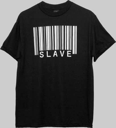 SLAVE Barcode T-Shirt