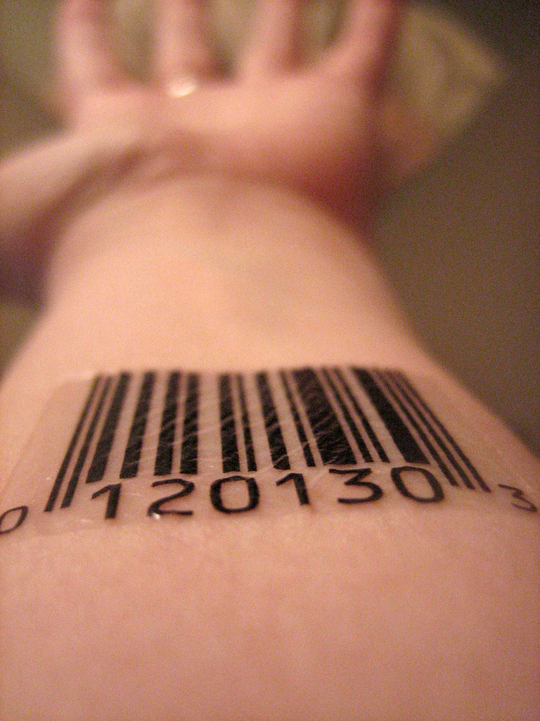Barcode Tattoo Arm