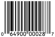 Barcode Tattoo 064900000287