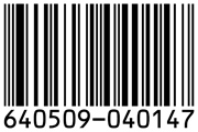 Barcode Tattoo 640509-040147