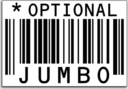 JUMBO Barcode Tattoos