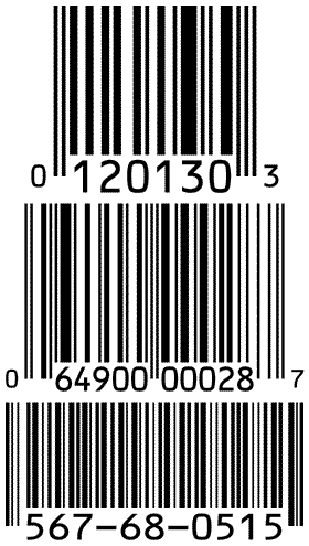 Barcode Number Tattoos