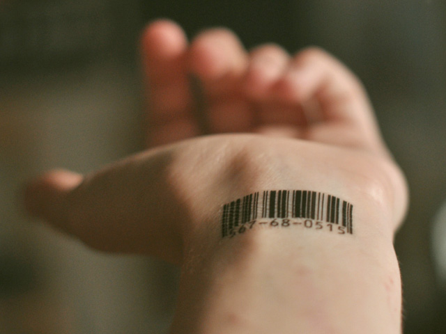 Buy Hіtmаn  Temporary Tattoo  Realistic  Barcode Tattoo  Head Online in  India  Etsy