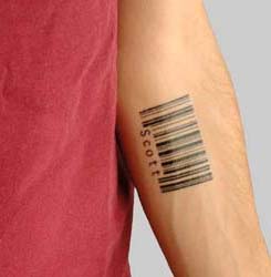 Barcode Tattoos By Scott Blake